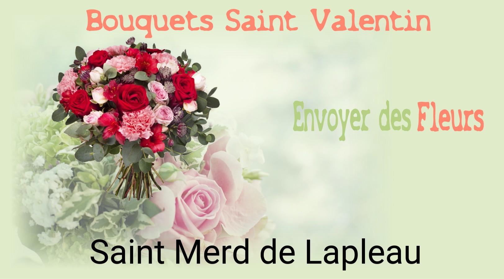 Roses de Saint-Valentin livrées à Saint-Merd-de-Lapleau